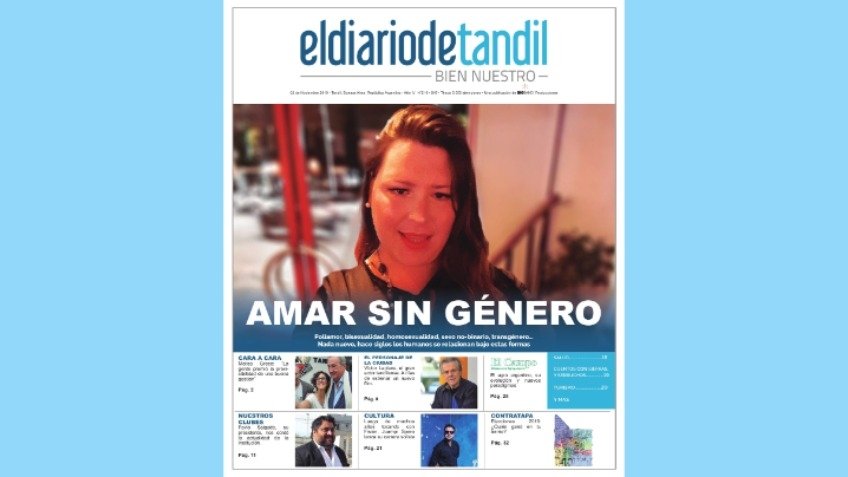 "Amar sin género", la tapa de la Edición Papel